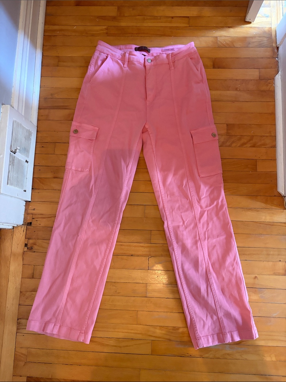Judy Blue Pink Cargo Pocket Pants